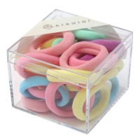 High Elastic Girls Seamless Hair Rope Colorful Thick Hair Band Head Rope Rubber Band